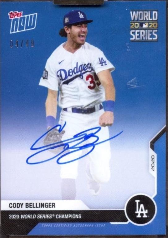 Cody Bellinger [Autograph] #WS-7