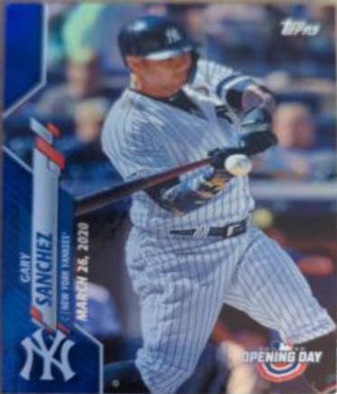 Gary Sanchez [Blue Foil] #59