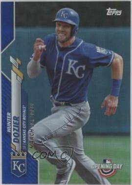 Hunter Dozier [Blue Foil] #120