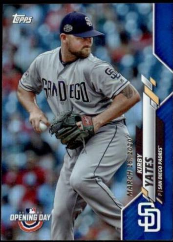 Kirby Yates [Blue Foil] #127