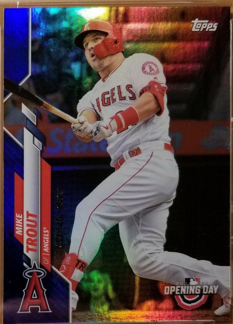 Mike Trout [Blue Foil] #90