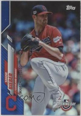 Shane Bieber [Blue Foil] #136