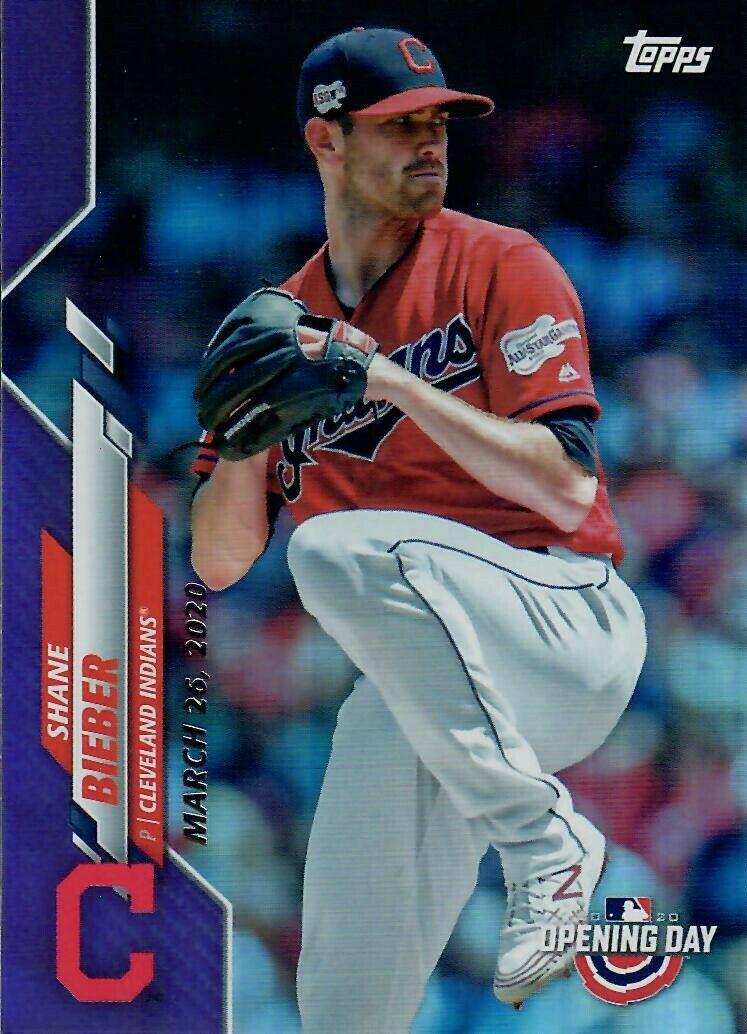Shane Bieber [Purple Foil] #136