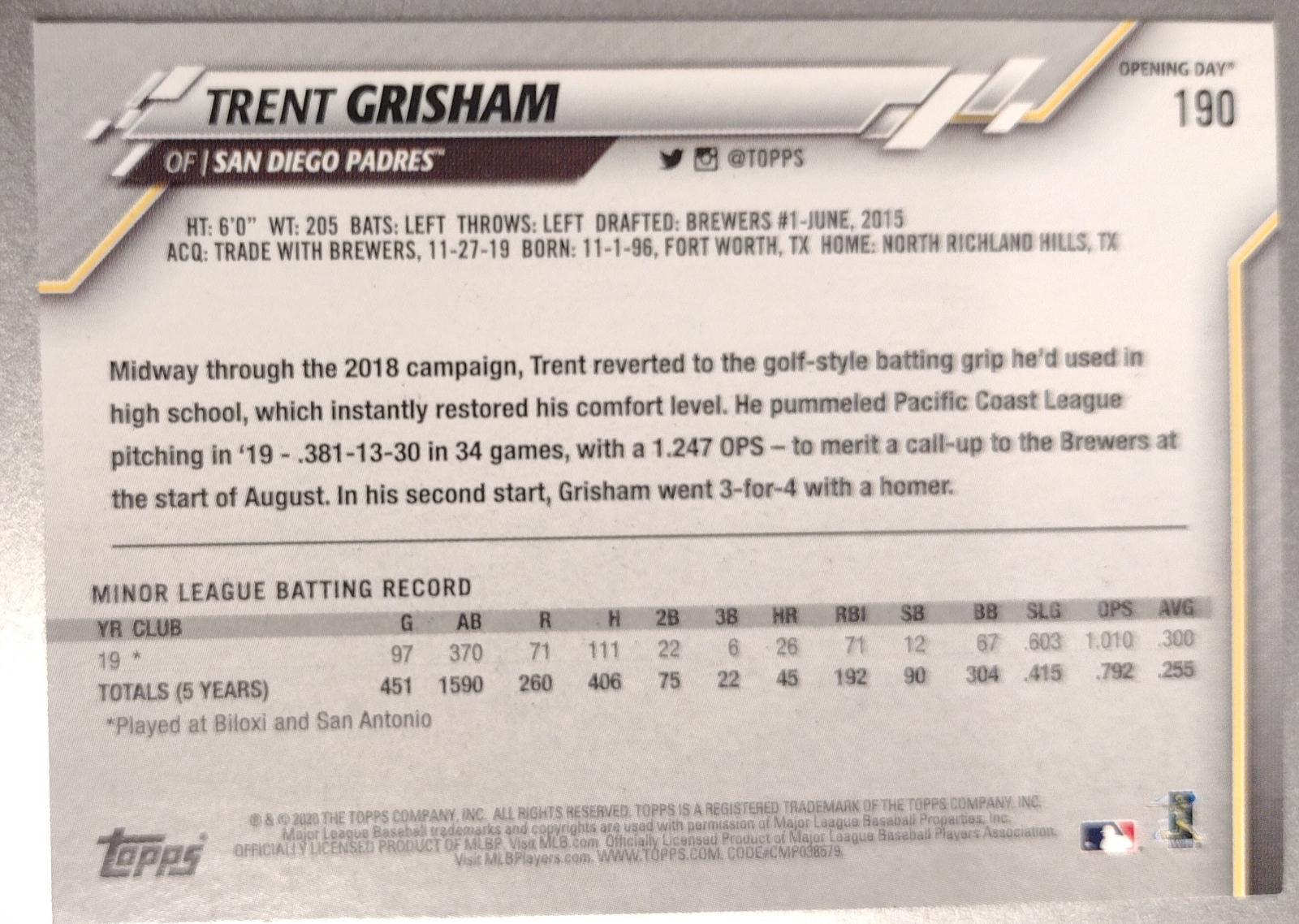 Trent Grisham #190
