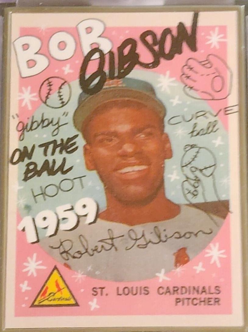 Bob Gibson [Silver Frame Artist Proof] #46