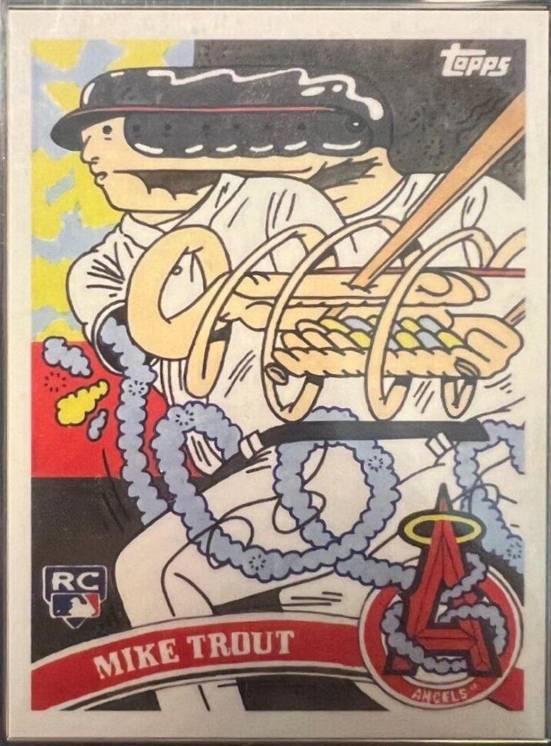 Mike Trout [Silver Frame Artist Proof] #4
