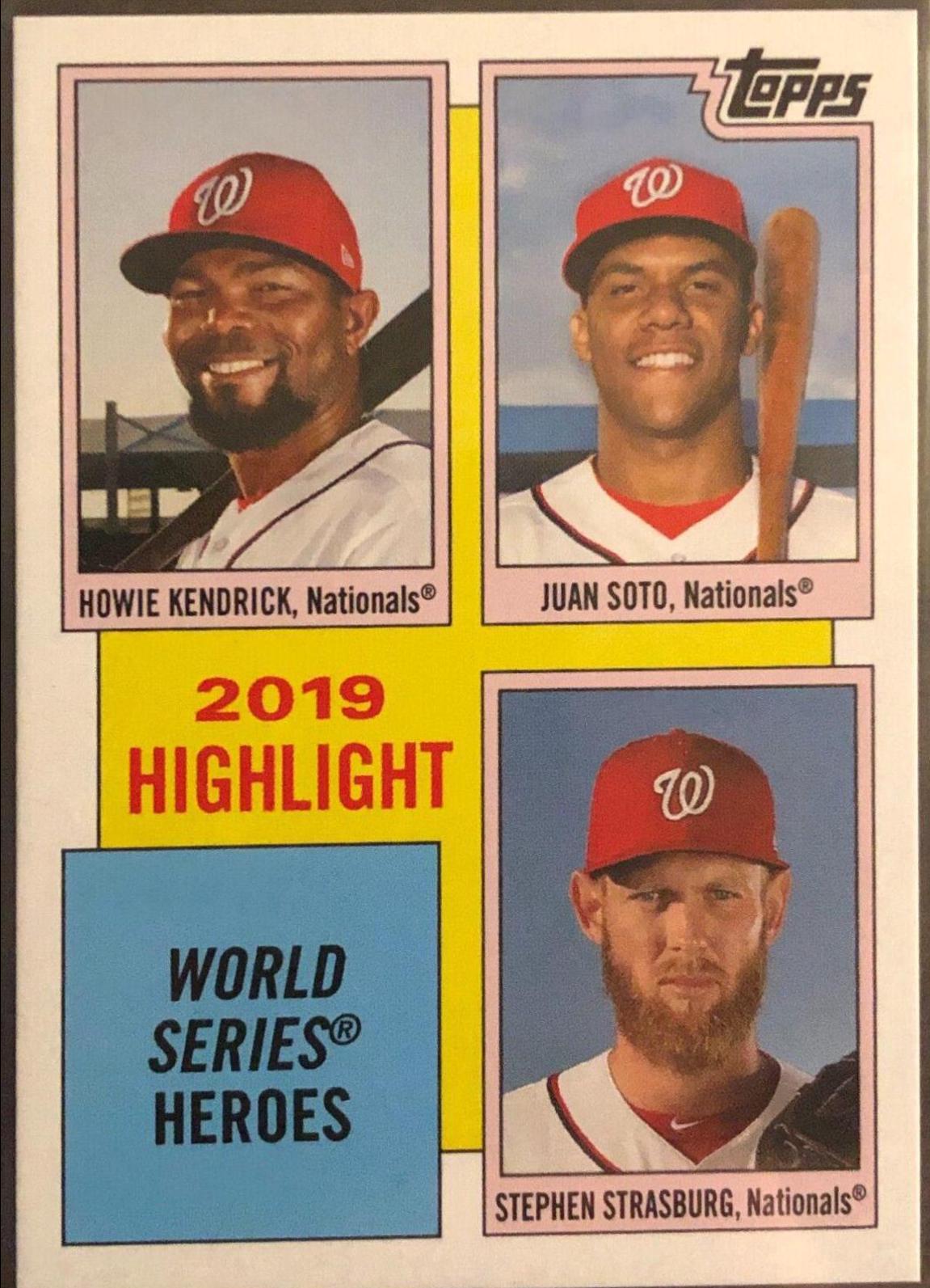 Howie Kendrick, Juan Soto, Stephen Strasburg #14