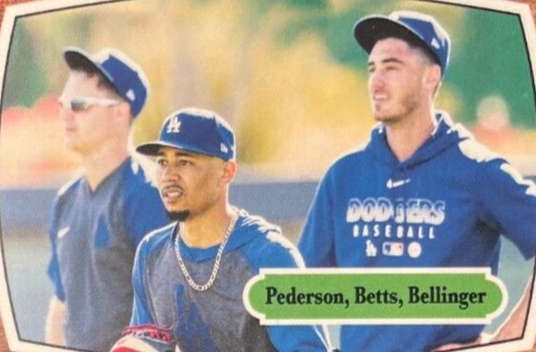 Joc Pederson, Mookie Betts, Cody Bellinger #128