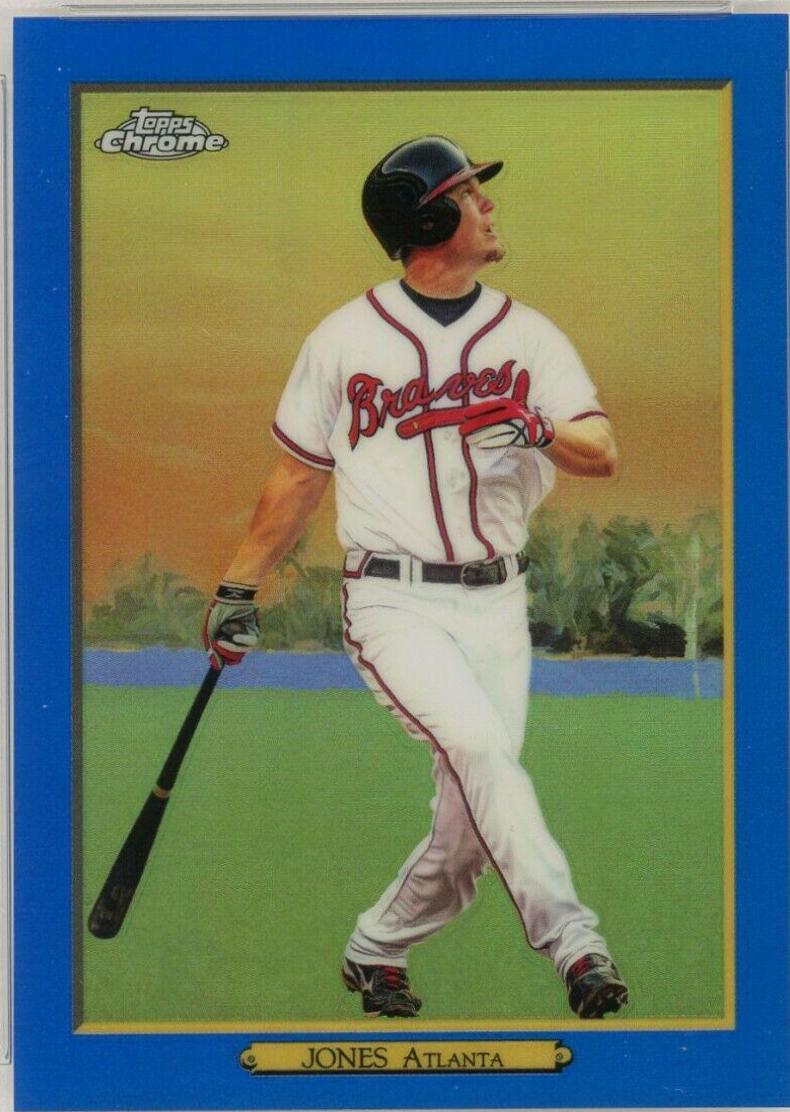 Chipper Jones [Blue] #TRC-14