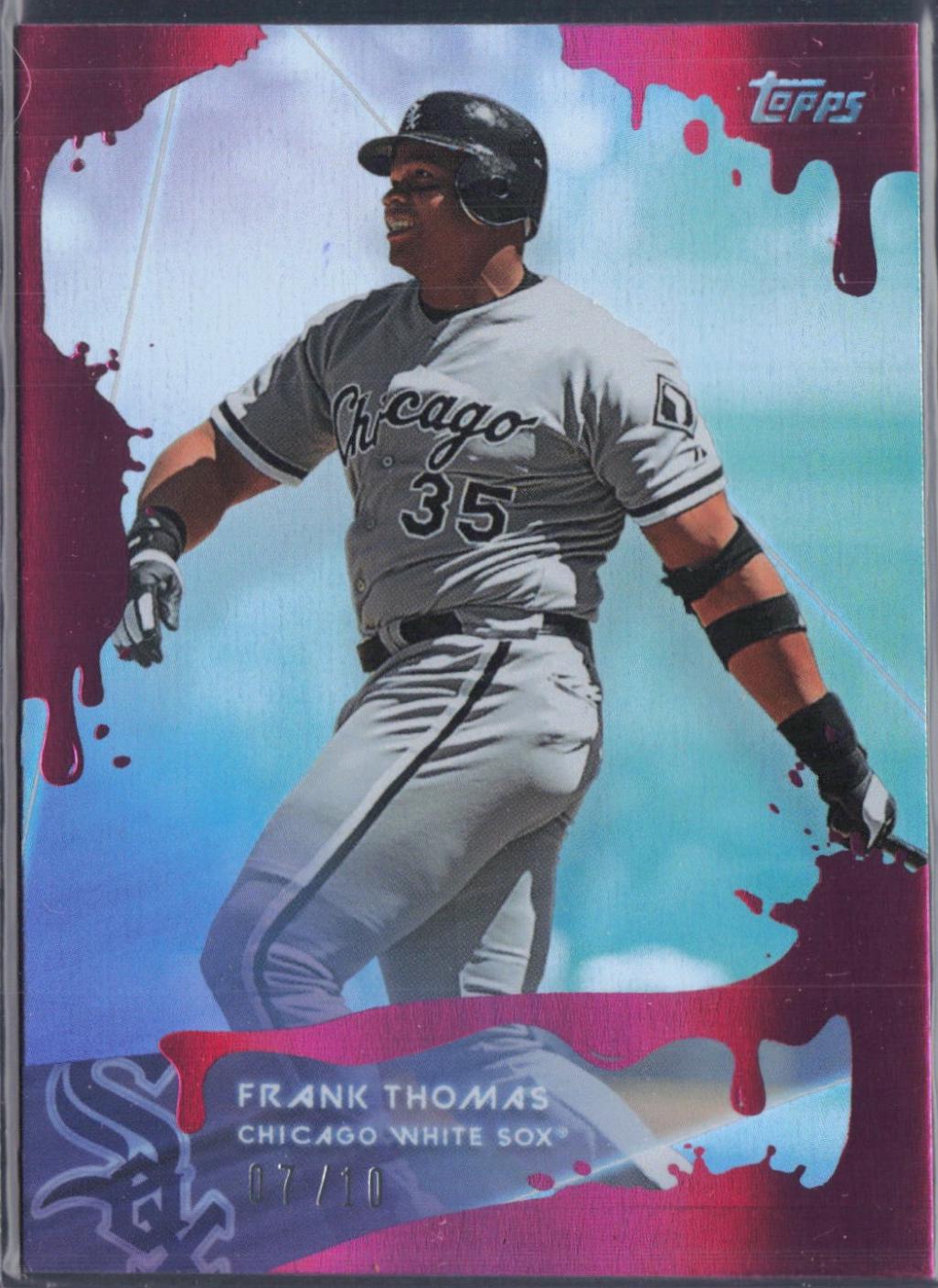 Frank Thomas [Pink Frosting Holographic Foilboard] #42