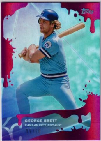 George Brett [Pink Frosting Holographic Foilboard] #40