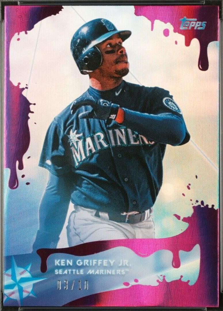 Ken Griffey Jr. [Pink Frosting Holographic Foilboard] #18