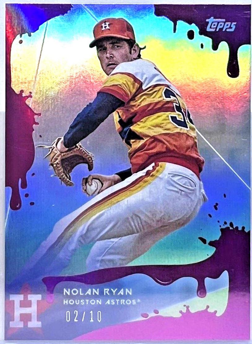 Nolan Ryan [Pink Frosting Holographic Foilboard] #12