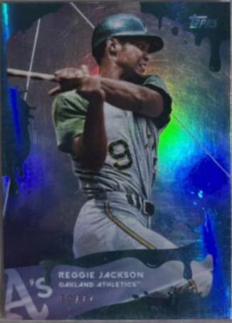 Reggie Jackson [Pink Frosting Holographic Foilboard] #15