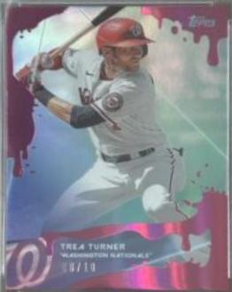 Trea Turner [Pink Frosting Holographic Foilboard] #11