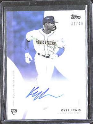 Kyle Lewis [Autograph Blue] #14-A