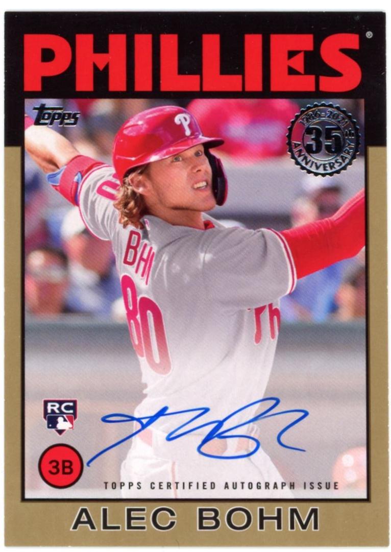 Alec Bohm [Gold] #86A-ABO