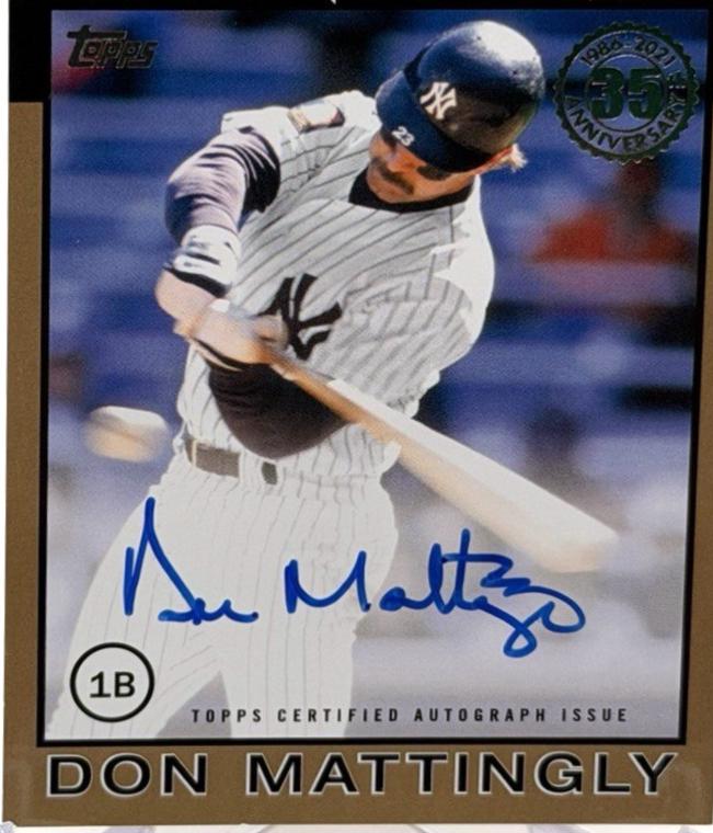 Don Mattingly [Gold] #86A-DM