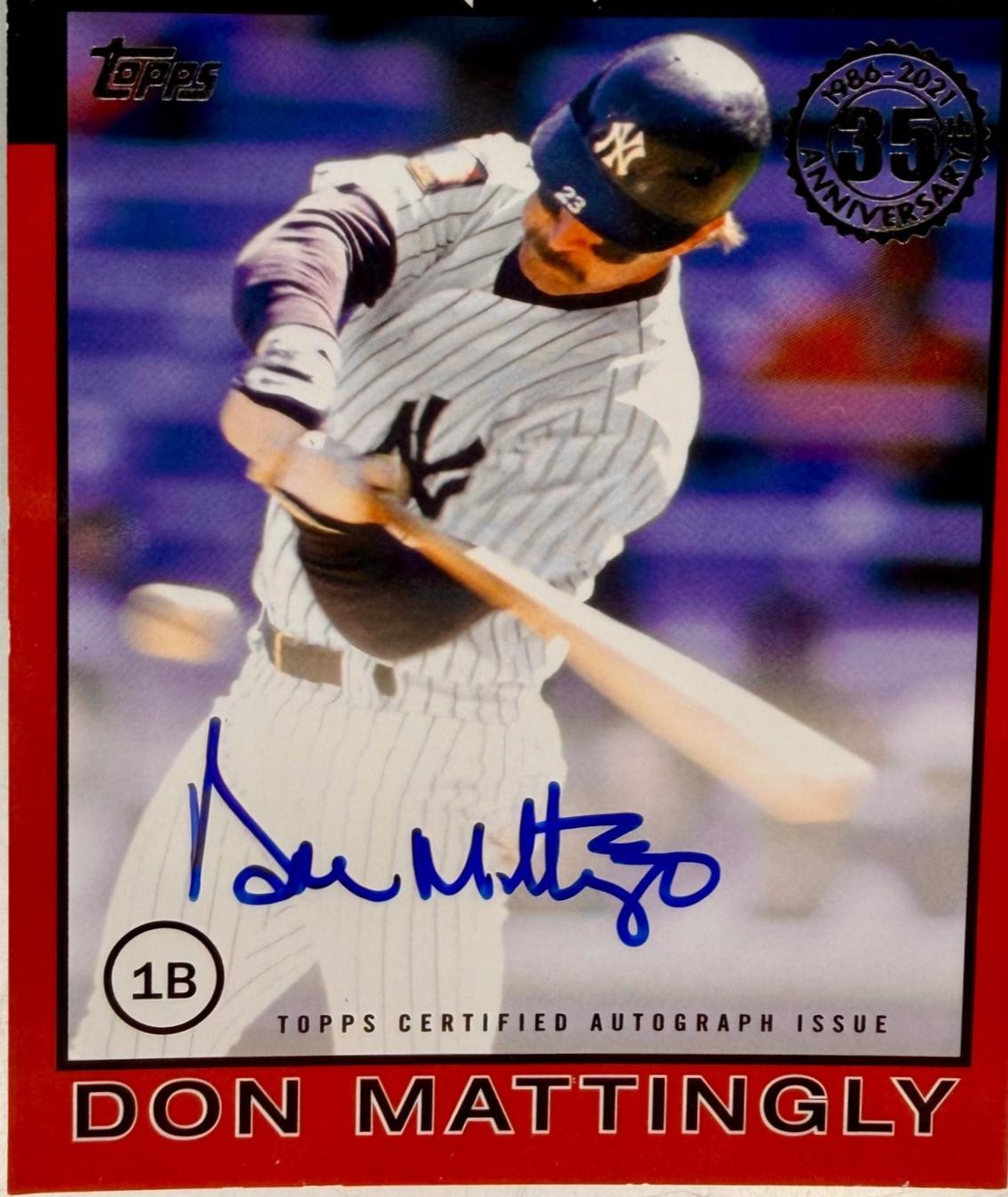Don Mattingly [Red] #86A-DM