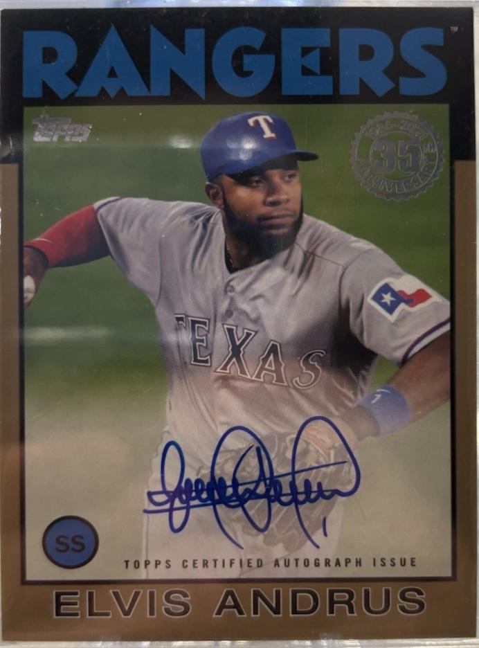 Elvis Andrus #86A-EA