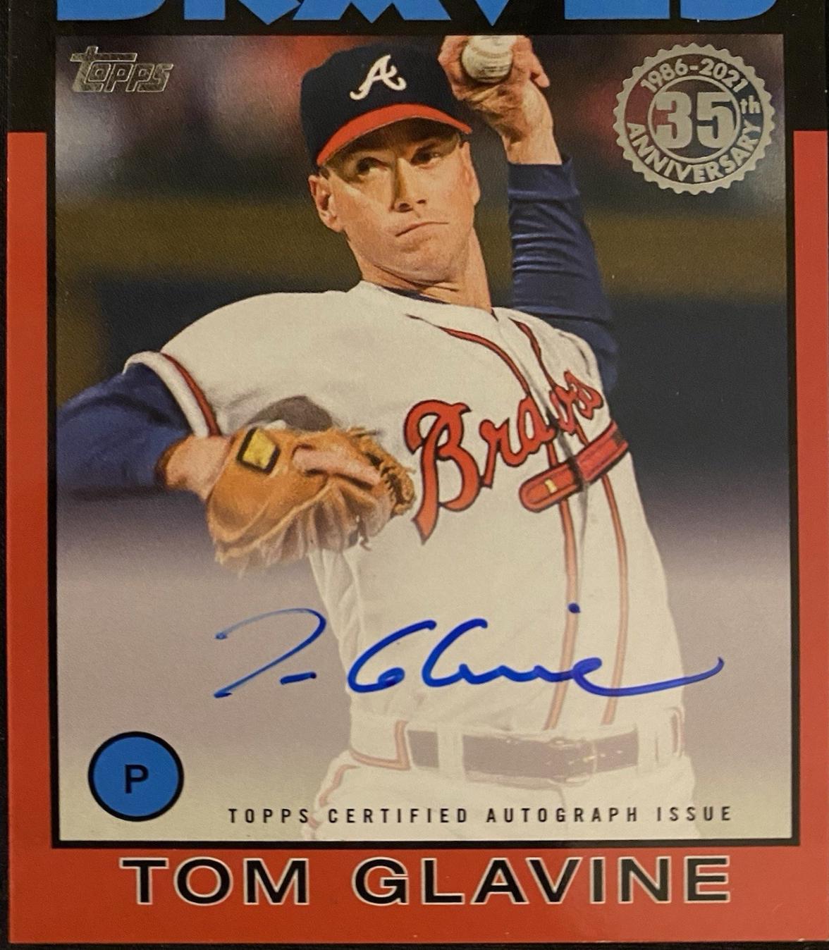 Tom Glavine [Red] #86A-TG