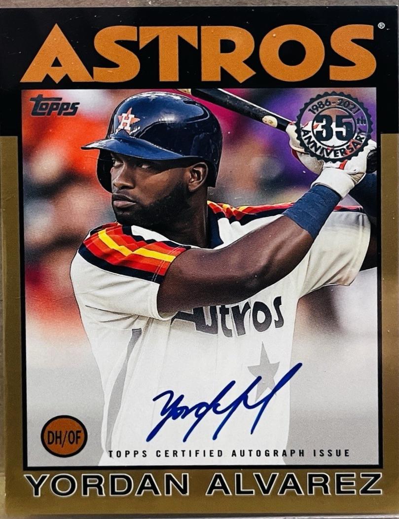 Yordan Alvarez [Gold] #86A-YA