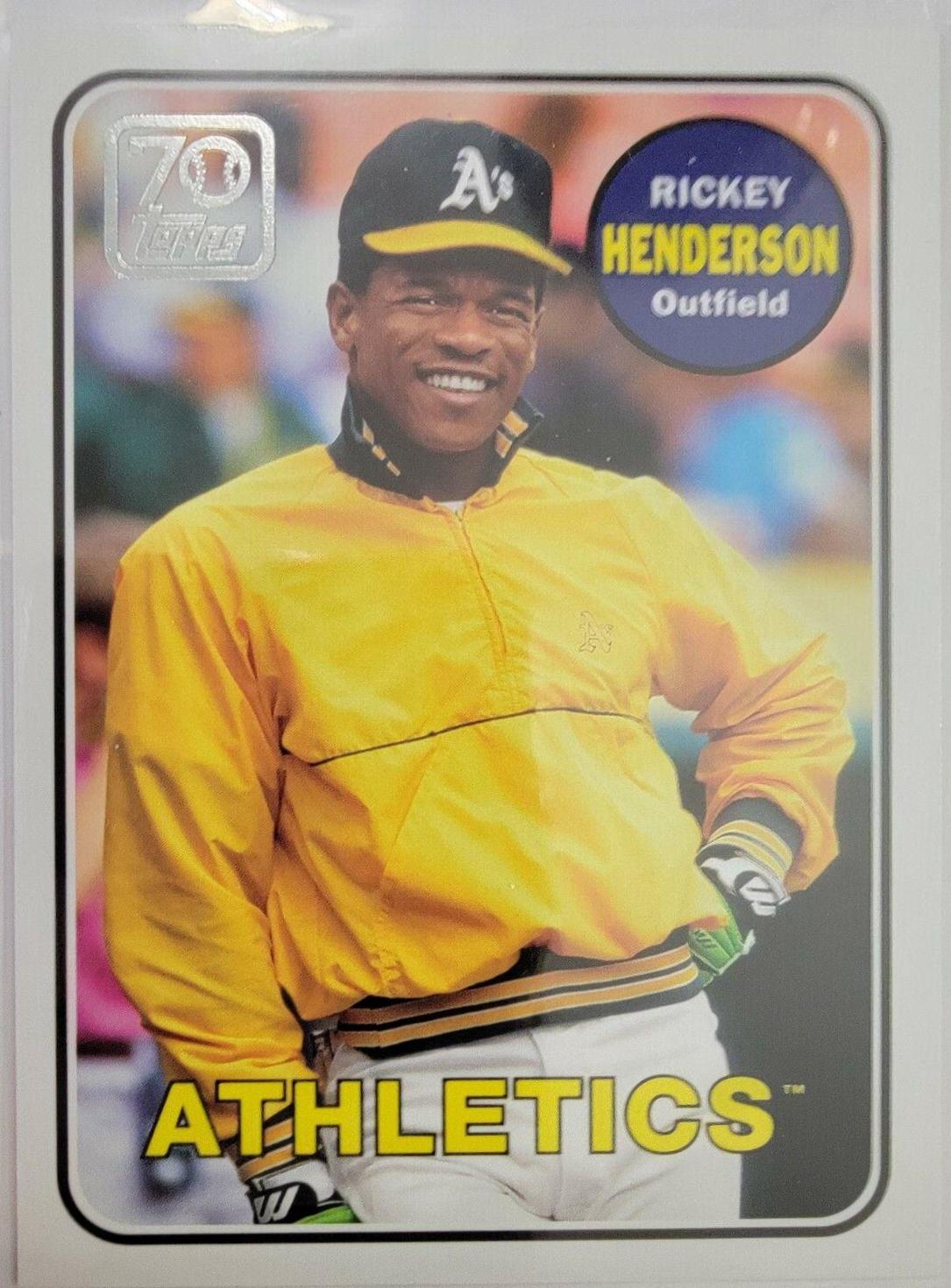 rickey henderson #70yt-19