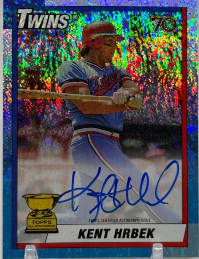 Kent Hrbek [Orange Holofractor] #LCA-KH