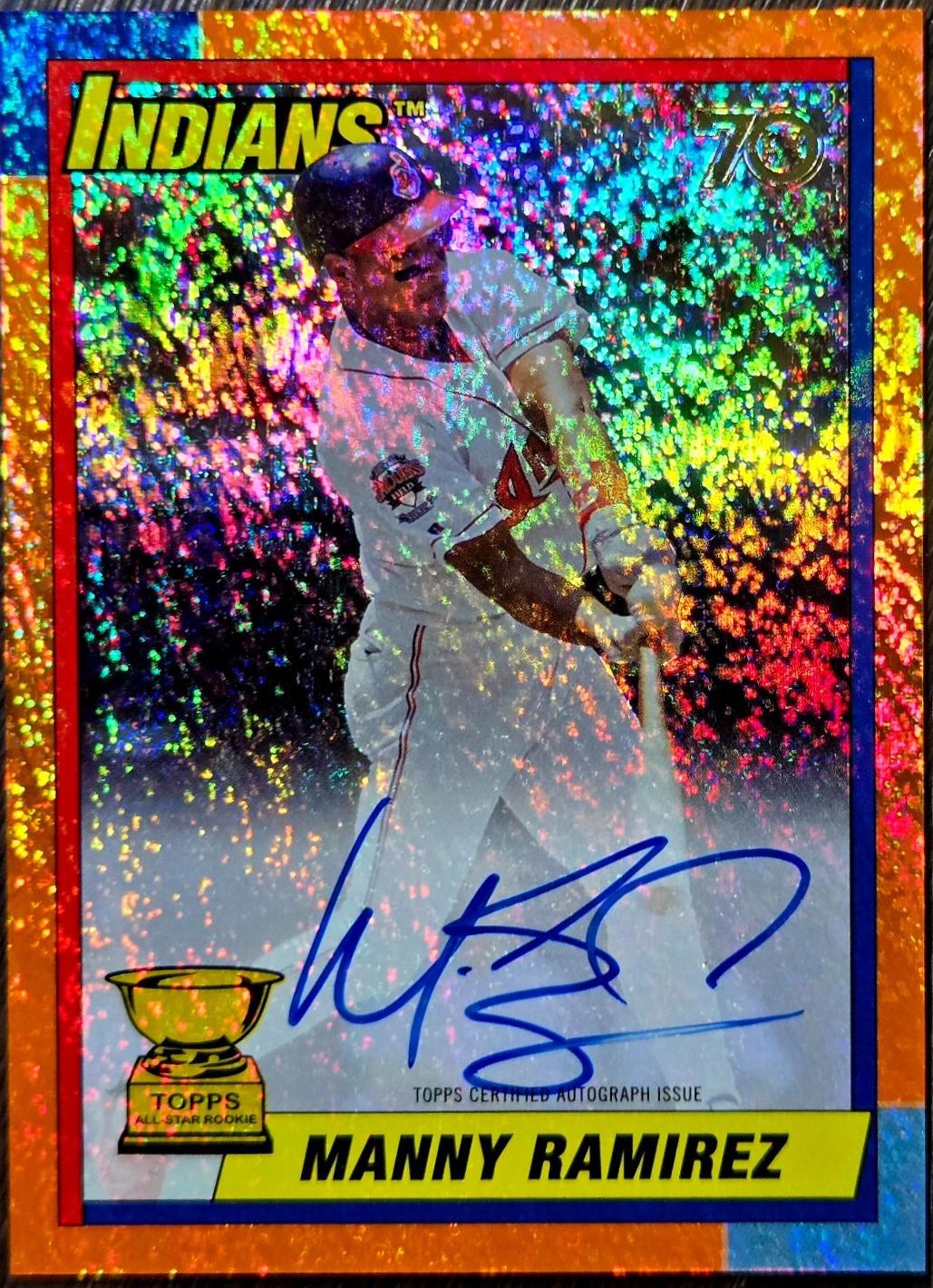 Manny Ramirez [Orange Holofractor] #LCA-MR