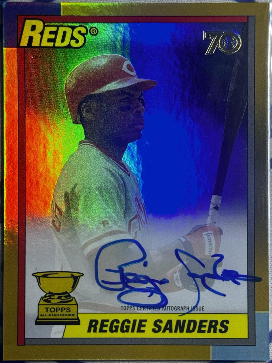 Reggie Sanders [Gold Foil] #LCA-RS