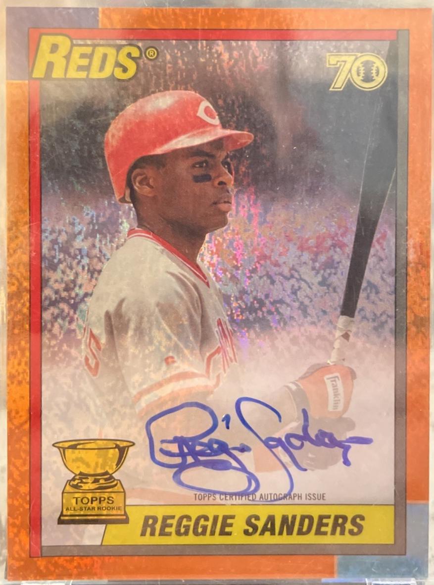 Reggie Sanders [Orange Holofractor] #LCA-RS