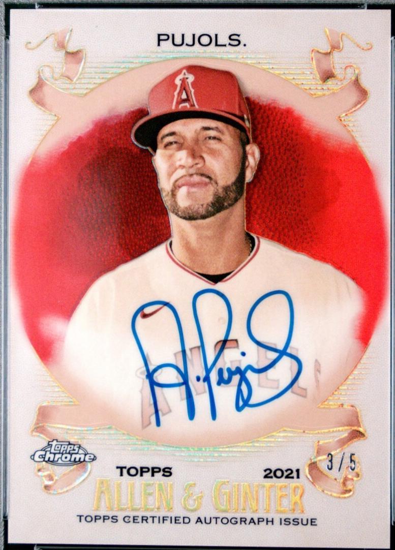 Albert Pujols [Red Refractor] #AGA-AP
