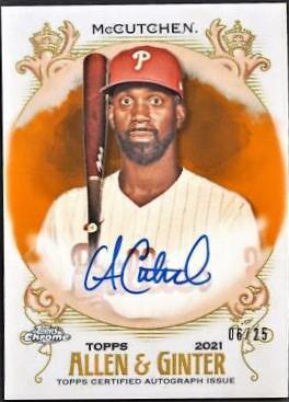 Andrew McCutchen [Orange Refractor] #AGA-AM
