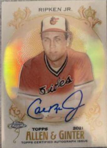 Cal Ripken Jr. [Orange Refractor] #AGA-CPJ