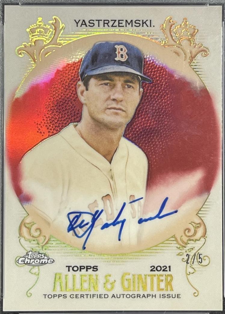 Carl Yastrzemski [Red Refractor] #AGA-CYA