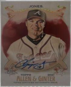 Chipper Jones [Red Refractor] #AGA-CJ