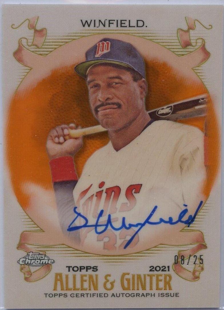 Dave Winfield [Orange Refractor] #AGA-DW