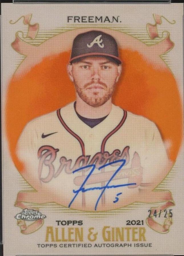 Freddie Freeman [Orange Refractor] #AGA-FF