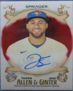 George Springer [Red Refractor] #AGA-GS