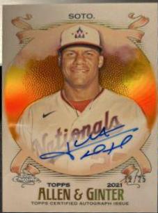 Juan Soto [Orange Refractor] #AGA-JS