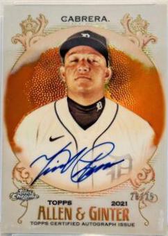Miguel Cabrera [Orange Refractor] #AGA-MC