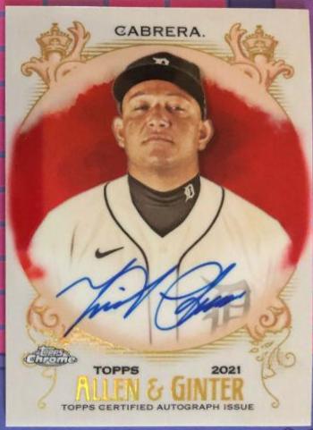 Miguel Cabrera [Red Refractor] #AGA-MC