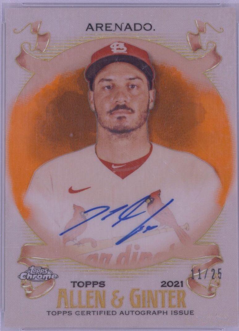 Nolan Arenado [Orange Refractor] #AGA-NA