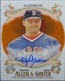 Roger Clemens [Orange Refractor] #AGA-RC