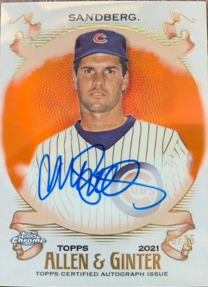 Ryne Sandberg [Orange Refractor] #AGA-RS