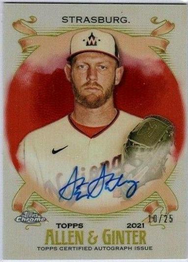 Stephen Strasburg [Orange Refractor] #AGA-SST