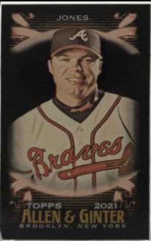 Chipper Jones [Mini Black] #157
