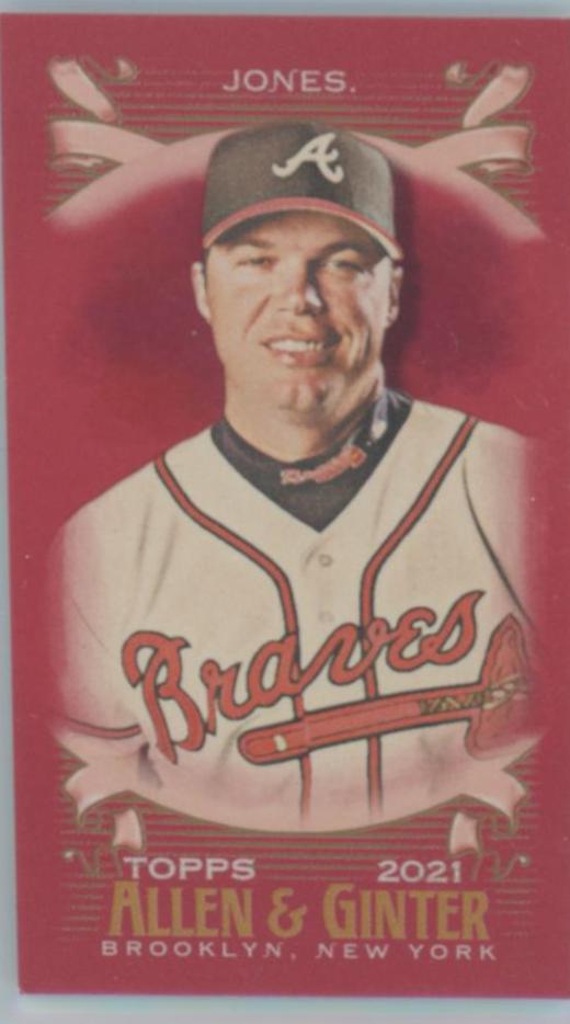 Chipper Jones [Mini Red] #157