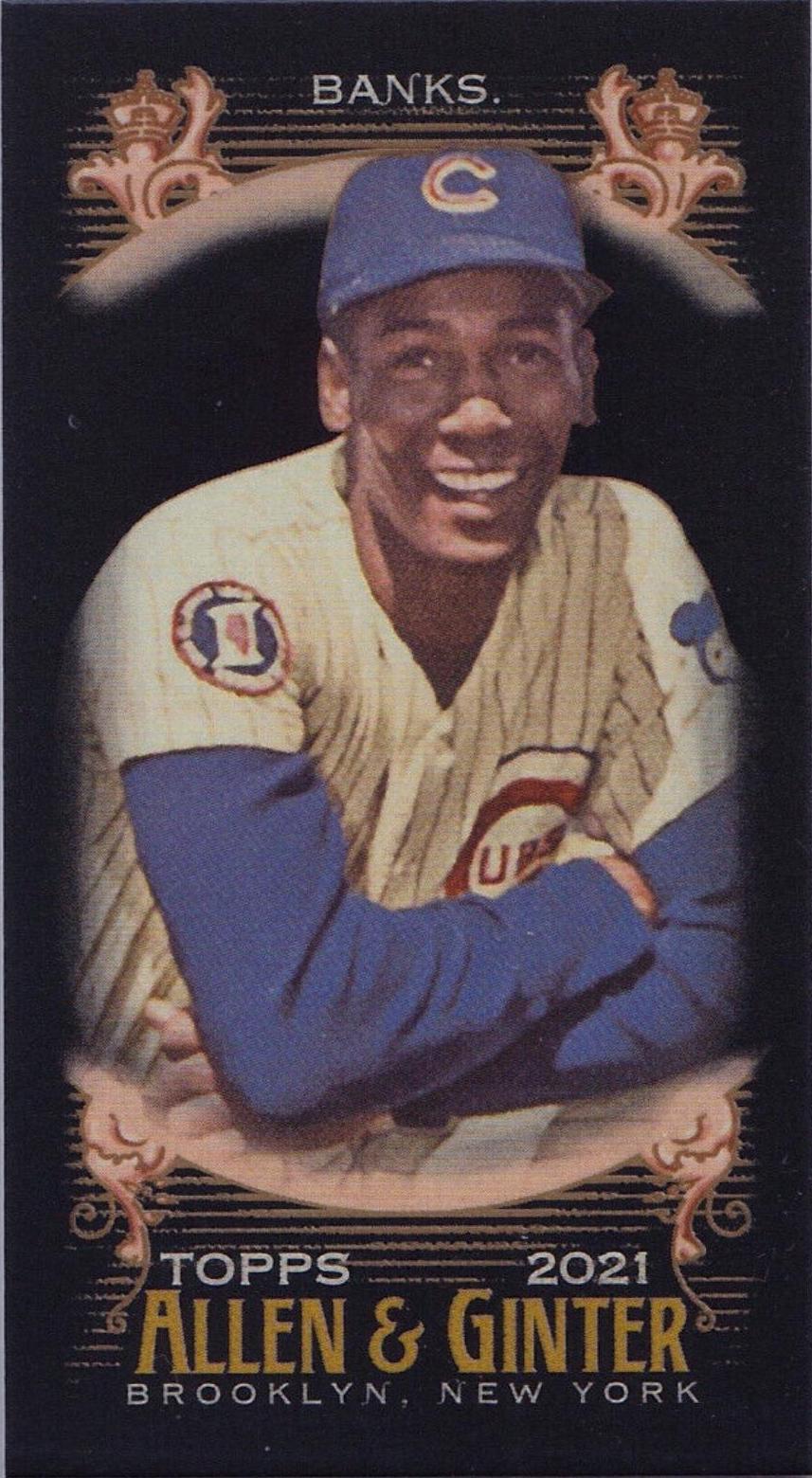 Ernie Banks [Mini Black] #33