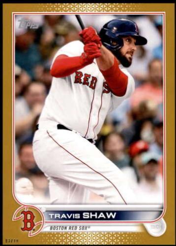Travis Shaw [5x7 Gold] #88